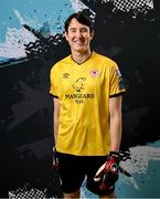 2 February 2024; Goalkeeper Marcelo Pitaluga poses for a portrait during a St Patrick's Athletic squad portraits session at Richmond Park in Dublin. Photo by Stephen McCarthy/Sportsfile