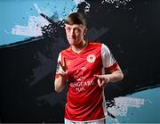 2 February 2024; Chris Forrester poses for a portrait during a St Patrick's Athletic squad portraits session at Richmond Park in Dublin. Photo by Stephen McCarthy/Sportsfile