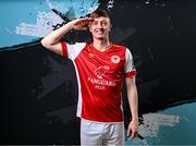 2 February 2024; Chris Forrester poses for a portrait during a St Patrick's Athletic squad portraits session at Richmond Park in Dublin. Photo by Stephen McCarthy/Sportsfile