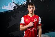 2 February 2024; Anto Dodd poses for a portrait during a St Patrick's Athletic squad portraits session at Richmond Park in Dublin. Photo by Stephen McCarthy/Sportsfile
