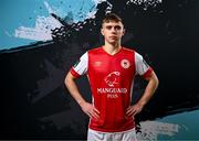 2 February 2024; Anto Dodd poses for a portrait during a St Patrick's Athletic squad portraits session at Richmond Park in Dublin. Photo by Stephen McCarthy/Sportsfile