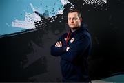 2 February 2024; Manager Jon Daly poses for a portrait during a St Patrick's Athletic squad portraits session at Richmond Park in Dublin. Photo by Stephen McCarthy/Sportsfile