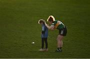 5 February 2024; Louise Ní Mhuircheartaigh of Kerry signs an autograph after the 2024 Lidl Ladies National Football League Division 1 Round 3 match between Kerry and Cork at Austin Stack Park in Tralee, Kerry. Photo by Brendan Moran/Sportsfile