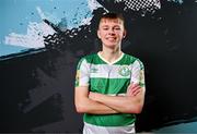 3 February 2024; Conan Noonan poses for a portrait during a Shamrock Rovers squad portraits session at Tallaght Stadium in Dublin. Photo by Stephen McCarthy/Sportsfile