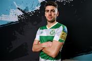 3 February 2024; Dylan Watts poses for a portrait during a Shamrock Rovers squad portraits session at Tallaght Stadium in Dublin. Photo by Stephen McCarthy/Sportsfile