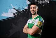 3 February 2024; Neil Farrugia poses for a portrait during a Shamrock Rovers squad portraits session at Tallaght Stadium in Dublin. Photo by Stephen McCarthy/Sportsfile