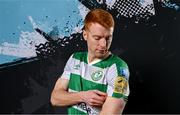 3 February 2024; Rory Gaffney poses for a portrait during a Shamrock Rovers squad portraits session at Tallaght Stadium in Dublin. Photo by Stephen McCarthy/Sportsfile