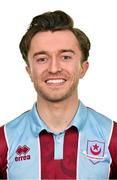 1 February 2024; Darragh Markey during a Drogheda United squad portraits session at Weavers Park in Drogheda, Louth. Photo by Seb Daly/Sportsfile