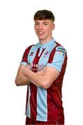 1 February 2024; Oisin Gallagher during a Drogheda United squad portraits session at Weavers Park in Drogheda, Louth. Photo by Seb Daly/Sportsfile