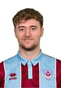 1 February 2024; Andrew Quinn during a Drogheda United squad portraits session at Weavers Park in Drogheda, Louth. Photo by Seb Daly/Sportsfile