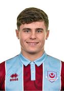 1 February 2024; Aaron McNally during a Drogheda United squad portraits session at Weavers Park in Drogheda, Louth. Photo by Seb Daly/Sportsfile