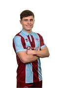 1 February 2024; Aaron McNally during a Drogheda United squad portraits session at Weavers Park in Drogheda, Louth. Photo by Seb Daly/Sportsfile