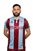 1 February 2024; David Webster during a Drogheda United squad portraits session at Weavers Park in Drogheda, Louth. Photo by Seb Daly/Sportsfile