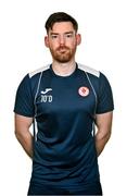 2 February 2024; Physiotherapist James O’Donnell during a Sligo Rovers FC squad portraits session at The Showgrounds in Sligo. Photo by Seb Daly/Sportsfile