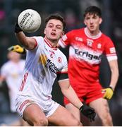4 February 2024; Michael McKernan of Tyrone during the Allianz Football League Division 1 match between Derry and Tyrone at Celtic Park in Derry. Photo by Ramsey Cardy/Sportsfile