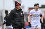 4 February 2024; Tyrone joint-manager Brian Dooher before the Allianz Football League Division 1 match between Derry and Tyrone at Celtic Park in Derry. Photo by Ramsey Cardy/Sportsfile