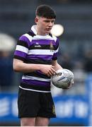 6 February 2024; Tommy Smyth of Terenure College during the Bank of Ireland Leinster Schools Junior Cup Round 1 match between Newbridge College and Terenure College at Energia Park in Dublin. Photo by Harry Murphy/Sportsfile