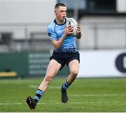 6 February 2024; Max Roche of St Michaels College during the Bank of Ireland Leinster Schools Junior Cup Round 1 match between Kilkenny College and St Michael's College at Energia Park in Dublin. Photo by Harry Murphy/Sportsfile
