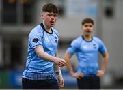 6 February 2024; Oliver Healy of St Michaels College during the Bank of Ireland Leinster Schools Junior Cup Round 1 match between Kilkenny College and St Michael's College at Energia Park in Dublin. Photo by Harry Murphy/Sportsfile