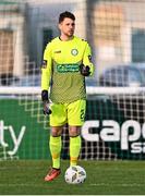 5 February 2024; Bray Wanderers goalkeeper Stephen McGuinness during the PTSB Leinster Senior Cup match between Bray Wanderers and Shelbourne at Carlisle Grounds in Bray, Wicklow. Photo by Ben McShane/Sportsfile