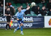 5 February 2024; Shelbourne goalkeeper Jamie Gamble during the PTSB Leinster Senior Cup match between Bray Wanderers and Shelbourne at Carlisle Grounds in Bray, Wicklow. Photo by Ben McShane/Sportsfile