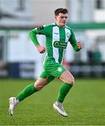 5 February 2024; Callum Thompson of Bray Wanderers during the PTSB Leinster Senior Cup match between Bray Wanderers and Shelbourne at Carlisle Grounds in Bray, Wicklow. Photo by Ben McShane/Sportsfile