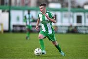 5 February 2024; Thomas Morgan of Bray Wanderers during the PTSB Leinster Senior Cup match between Bray Wanderers and Shelbourne at Carlisle Grounds in Bray, Wicklow. Photo by Ben McShane/Sportsfile