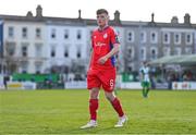 5 February 2024; Cian Doyle of Shelbourne during the PTSB Leinster Senior Cup match between Bray Wanderers and Shelbourne at Carlisle Grounds in Bray, Wicklow. Photo by Ben McShane/Sportsfile