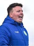 5 February 2024; Bray Wanderers head coach Ian Ryan during the PTSB Leinster Senior Cup match between Bray Wanderers and Shelbourne at Carlisle Grounds in Bray, Wicklow. Photo by Ben McShane/Sportsfile