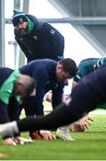 7 February 2024; Head coach Andy Farrell during an Ireland Rugby squad training session at the IRFU High Performance Centre at the Sport Ireland Campus in Dublin. Photo by Harry Murphy/Sportsfile