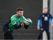 7 February 2024; Hugo Keenan during an Ireland Rugby squad training session at the IRFU High Performance Centre at the Sport Ireland Campus in Dublin. Photo by Harry Murphy/Sportsfile