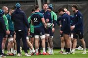 7 February 2024; James Ryan, centre, during an Ireland Rugby squad training session at the IRFU High Performance Centre at the Sport Ireland Campus in Dublin. Photo by Harry Murphy/Sportsfile