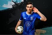 6 February 2024; Dean McMenany poses for a portrait during a Waterford FC squad portraits session at SETU Arena in Waterford. Photo by Sam Barnes/Sportsfile