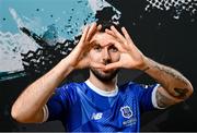 6 February 2024; Robbie McCourt poses for a portrait during a Waterford FC squad portraits session at SETU Arena in Waterford. Photo by Sam Barnes/Sportsfile