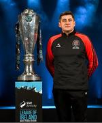 7 February 2024; Bohemians manager Declan Devine at the launch of the SSE Airtricity League of Ireland 2024 season held at Vicar Street in Dublin. Photo by Stephen McCarthy/Sportsfile
