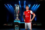 7 February 2024; Chris Forrester of St Patrick's Athletic at the launch of the SSE Airtricity League of Ireland 2024 season held at Vicar Street in Dublin. Photo by Stephen McCarthy/Sportsfile