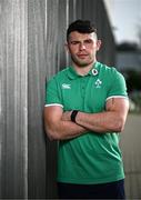 7 February 2024; Calvin Nash stands for a portrait after the Ireland Rugby media conference at the Sport Ireland Campus Conference Centre in Dublin. Photo by Harry Murphy/Sportsfile