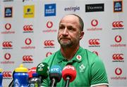 7 February 2024; Ireland assistant coach Mike Catt during an Ireland Rugby media conference at the Sport Ireland Campus Conference Centre in Dublin. Photo by Harry Murphy/Sportsfile