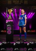 7 February 2024; Cara Griffin of Treaty United at the launch of the SSE Airtricity League of Ireland 2024 season held at Vicar Street in Dublin. Photo by Stephen McCarthy/Sportsfile