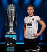 7 February 2024; John Mountney of Dundalk at the launch of the SSE Airtricity League of Ireland 2024 season held at Vicar Street in Dublin. Photo by Stephen McCarthy/Sportsfile