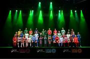 7 February 2024; SSE Airtricity League of Ireland players at the launch of the SSE Airtricity League of Ireland 2024 season held at Vicar Street in Dublin. Photo by Stephen McCarthy/Sportsfile