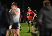 7 February 2024; Darragh Stakelum of UCC after his side's defeat in the Electric Ireland Higher Education GAA Fitzgibbon Cup quarter-final match between UL and UCC at University of Limerick Grounds in Limerick. Photo by Piaras Ó Mídheach/Sportsfile