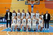 8 February 2024; The Israel team before the FIBA Women's EuroBasket Championship Qualifier match between Israel and Ireland at the Rimi Olympic Centre in Riga, Latvia. Photo by Oksana Dzadan/Sportsfile