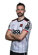 8 February 2024; Robbie Benson poses for a portrait during a Dundalk FC squad portraits session at Oriel Park in Dundalk. Photo by Ben McShane/Sportsfile