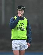 8 February 2024; Rob Flaherty of St Mary’s College ahead of the Bank of Ireland Leinster Schools Junior Cup Round 1 match between St Mary's College and Clongowes Wood College at Energia Park in Dublin. Photo by Daire Brennan/Sportsfile