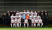 8 February 2024; Dundalk players and staff pose for squad photograph during a Dundalk FC squad portraits session at Oriel Park in Dundalk. Photo by Stephen McCarthy/Sportsfile
