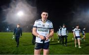 8 February 2024; Ben McCarron of Ulster University after his side's victory in the Electric Ireland Higher Education GAA Sigerson Cup semi-final match between Ulster University and Maynooth University at Inniskeen Grattans in Monaghan. Photo by Stephen Marken/Sportsfile