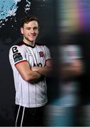 8 February 2024; (EDITOR’S NOTE: A special effects camera filter was used for this image.) Jamie Gullan poses for a portrait during a Dundalk FC squad portraits session at Oriel Park in Dundalk. Photo by Stephen McCarthy/Sportsfile