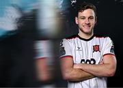 8 February 2024; (EDITOR’S NOTE: A special effects camera filter was used for this image.) Jamie Gullan poses for a portrait during a Dundalk FC squad portraits session at Oriel Park in Dundalk. Photo by Stephen McCarthy/Sportsfile