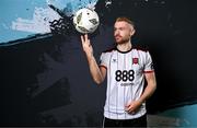 8 February 2024; Paul Doyle poses for a portrait during a Dundalk FC squad portraits session at Oriel Park in Dundalk. Photo by Stephen McCarthy/Sportsfile